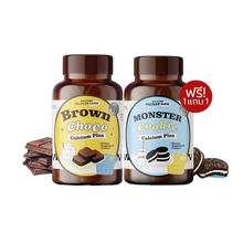 Load image into Gallery viewer, BROWN CHOCO CALCIUM Cocoa Chew High Increase Height Calcium Chewable Tablets WHERY WELL Bone