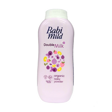 Load image into Gallery viewer, Babi Mild Double Milk Organic Baby Powder Natural Chidren Infant Skin 160g
