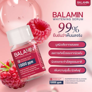 Balmain whitening serum helps solve skin problems, freckles, dark spots, acne scars. Contains 5 ampoules x 3ml.