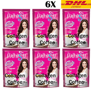 Beauti Srin Collagen Coffee Powder Anti Agin Youthful Skin Weight Manage 12X