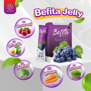 6x Befita Jelly Berry Flavor High Fiber Excrete well Detox Fat Belly Skin Bright