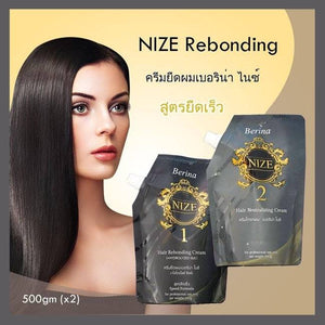 Berina Nize Hair Rebonding + Neutralizing Cream Plus Hydrolyzed Silk 500ml
