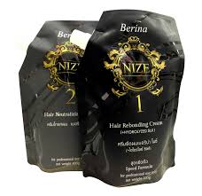 Berina Nize Hair Rebonding + Neutralizing Cream Plus Hydrolyzed Silk 500ml