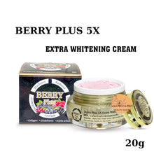 Load image into Gallery viewer, Berry Plus 5X Extra Whitening Cream: Whitens and brightens facial skin. Facial cream 20g