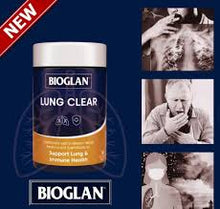 Load image into Gallery viewer, Bioglan Lung Clear: Lung Support and Detoxification, 60 tablets.