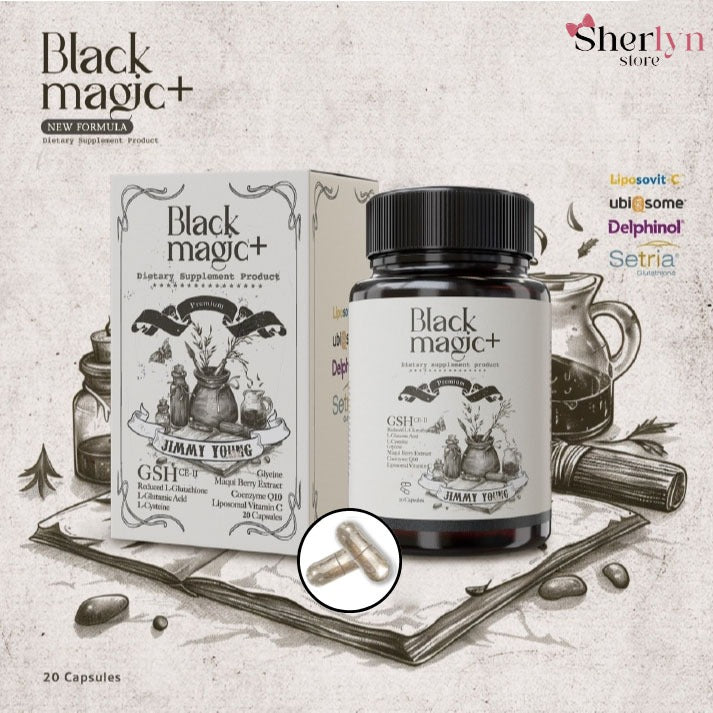 Black Magic Gluta Black Magic Jimmy White skin Supplement White Collagen Black