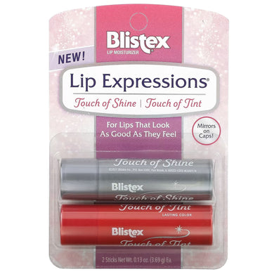 Blistex - Lip Expressions 3.69 g, 2 Sticks Lip Balm