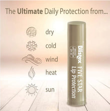 Load image into Gallery viewer, Blistex Lip Balm Five Star SPF30 4.25g, waterproof lip balm with 5 levels of lip protection (No.3924)