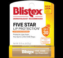 Load image into Gallery viewer, [Blistex] Five Star Lip Protection SPF 30, 4.25 g Lip balm, lip care, mixed with sunscreen