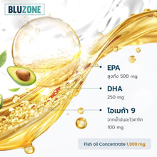 Load image into Gallery viewer, Bluzone Fish oil Plus 1,000mg. 60 softgels