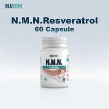 Load image into Gallery viewer, Bluzone NMN + Resveratrol (NMN) 60 capsules