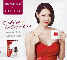 Load image into Gallery viewer, 5x Body Shape Coffee 0% Sugar L-Carnitine Weight Loss Aroma Energy Healthy