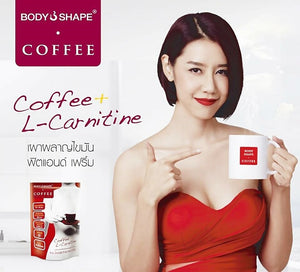 5x Body Shape Coffee 0% Sugar L-Carnitine Weight Loss Aroma Energy Healthy