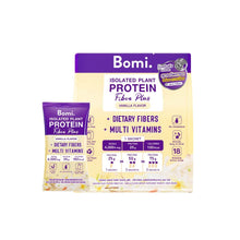 Load image into Gallery viewer, Bomi Isolated Plant Protein Fiber Plus, high fiber plant protein (1 bag 10 sachets (40 grams each)