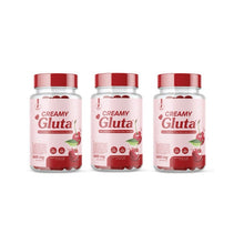 Load image into Gallery viewer, CREAMY GLUTA white skin, reduce acne, vitamins, collagen, bright skin, clear face, reduce freckles