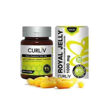 Load image into Gallery viewer, CURLIV ROYAL JELLY Dietary Supplement Vitamin Allergic Capsule From Australia