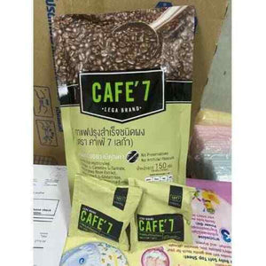 3x Cafe'7 Lega Coffee Cafe Lose White Kidney Bean Extract and Cactus 30 Sachets