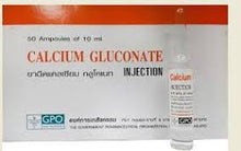 Load image into Gallery viewer, Calcium gluconate 10 enhances calcium and strengthens bones in the body 1 Box 50 Vial