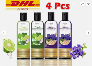 Chaba Kaffir Lime Shampoo + Conditioner + Hair Tonic Serum Nourish Hair Growth