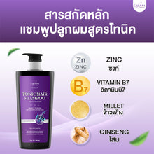 Load image into Gallery viewer, Set Chaba Hair Growth Shampoo + Hair Tonic Serum Reduces Hair Loss Thick