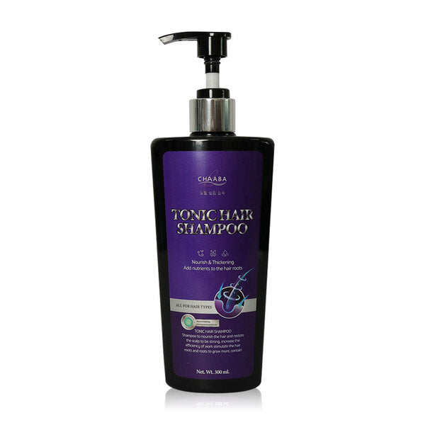 Chaba Hair Growth Tonic Shampoo Reduces Hair Loss Treatment Accelerates Thick
