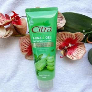 20x180ml Citra Gel Fresh White Aura Skin Care Essence Aloevera & Mint Moisturize