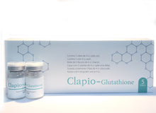 Load image into Gallery viewer, Clapio Glutathione revitalizes and brightens the skin (5vials x 5ml/box)