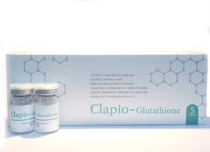 Clapio Glutathione revitalizes and brightens the skin (5vials x 5ml/box)