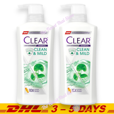 Clear Shampoo Anti-Dandruff Clean & Mild with AntibacPower 480ml x 2