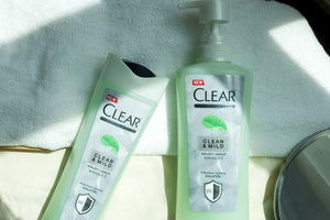 Clear Shampoo Anti-Dandruff Clean & Mild with AntibacPower 480ml x 2