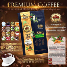 Load image into Gallery viewer, 24/7 Coffee Premium 24 in1 Brew Strong 0% Sugar Transfat Rich Aroma Healthy