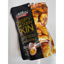 Load image into Gallery viewer, Crispy Chicken Skin Salted &amp; Egg Flavor Max Oceans Delicious Snack Food Part