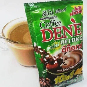 DENE Fiber Detox Coffee Cleansers Weight Loss Slimming FDA Thai Excrete Diet