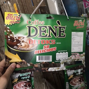 DENE Fiber Detox Coffee Cleansers Weight Loss Slimming FDA Thai Excrete Diet