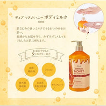 Load image into Gallery viewer, 🇯🇵100% Authentic Japanese Product 🐝 DEVE' MANUKA HONEY BODY MILK 500ml.