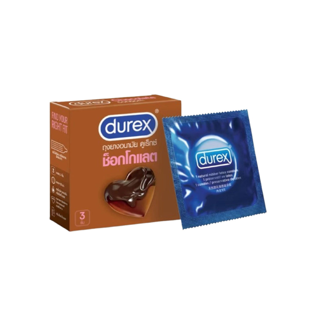 DUREX Condoms Durex Chocolate Flavor, 12 pieces per pack [100% Authentic]