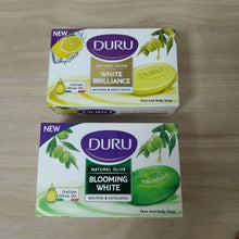 Load image into Gallery viewer, DURU Natural Olive Face &amp; Body Bar Soap with Olive Oil Extract 150g x 6