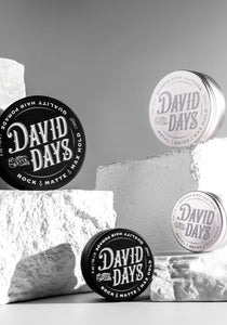 David Days Rock Matte Max Hold Hair Pomade Quality Styling Long Lasting 0.7 oz