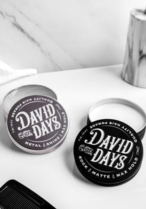 David Days Rock Matte Max Hold Hair Pomade Quality Styling Long Lasting 0.7 oz