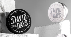 David Days Rock Matte Max Hold Hair Pomade Quality Styling Long Lasting 0.7 oz