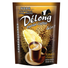 Load image into Gallery viewer, De&#39;Long Coffee 4 in 1 King of Real Instant Thai Durian Coffee Food Good Taste 6X