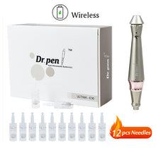 Load image into Gallery viewer, Derma Pen Ultima E30W Dr Pen Wireless 12pcs For Tattoo Machine