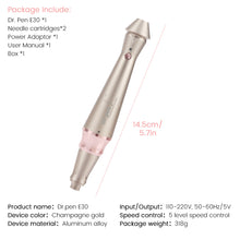 Load image into Gallery viewer, Derma Pen Ultima E30W Dr Pen Wireless 12pcs For Tattoo Machine