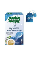 Load image into Gallery viewer, Doğadan Iyi Uykular Çayı Melisa Hint Fesleğeni is a Turkish herbal tea that aids in sleep.