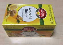 Load image into Gallery viewer, Doğuş Ginger Lemon Tea 20 sachets - Ready-to-drink ginger lemon tea from Türkiye.