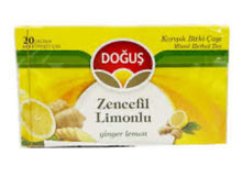 Load image into Gallery viewer, Doğuş Ginger Lemon Tea 20 sachets - Ready-to-drink ginger lemon tea from Türkiye.