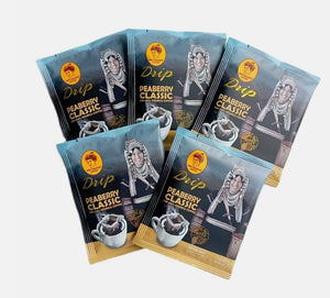 【US DDP】Pack of 2 – Doi Chaang Drip Coffee 5 Bags – Peaberry, Arabica, Specialty