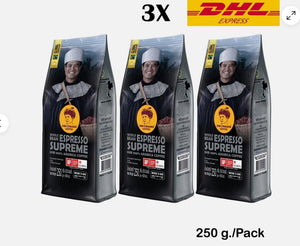 Doi Chaang Coffee Thailand Whole Bean Espresso Supreme Arabica 250 g x 3