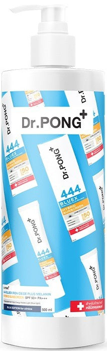Dr Pong 444 BlueX Iron Oxide Plus Melanin Hybrid Sunscreen SPF50+ Jumbo 500ml