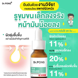 Dr.PONG 711 Poreless blurring serum Niacinamide - Glycolic acid - ZincPCA